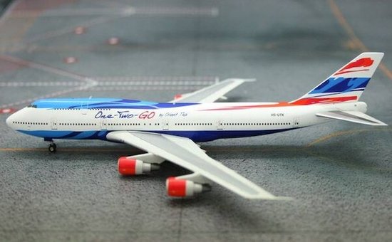 Boeing 747-300 Orient Thai "One two go"